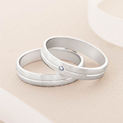 Platinum <br /> wedding rings
